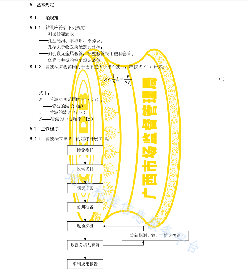 DB45 T 2419-2021 钻孔管波探测技术规程