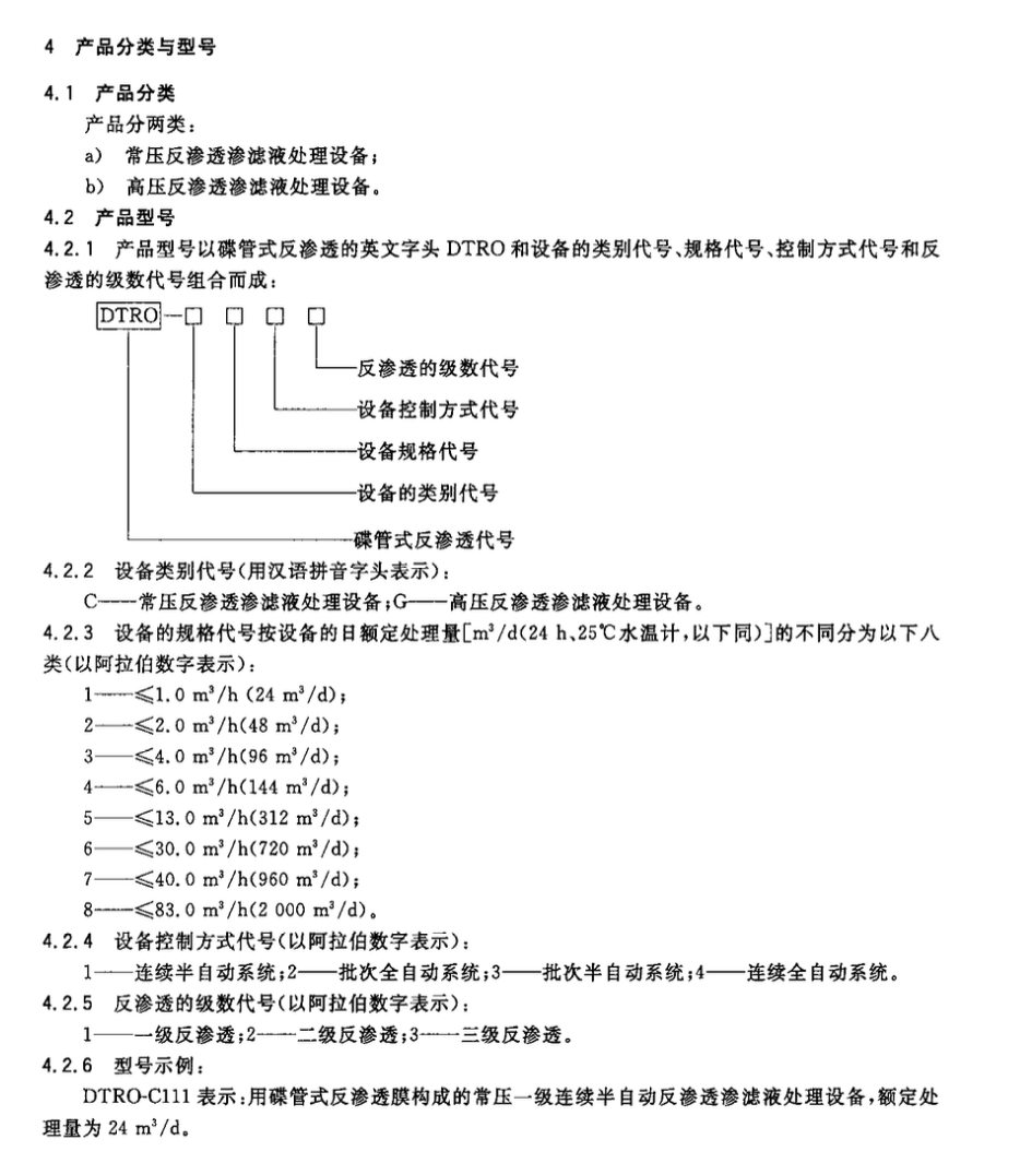 CJT279-2008生活垃圾渗滤液碟管式反渗透处理设备