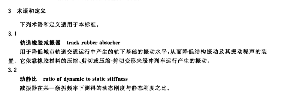 CJT286-2008城市轨道交通轨道橡胶减震器