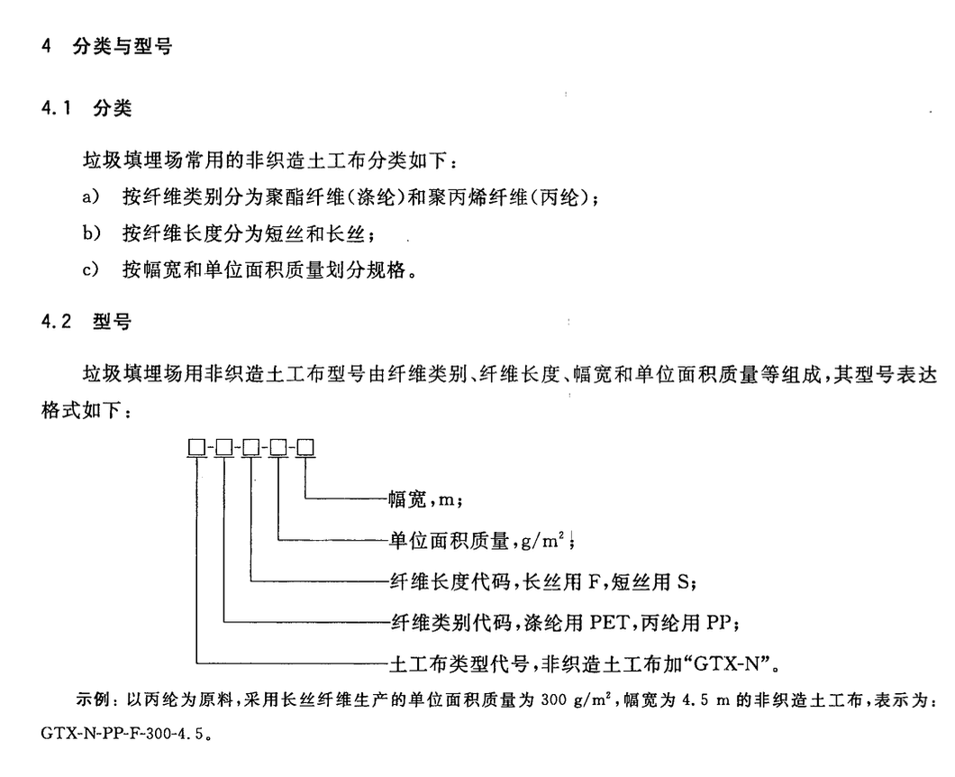 CJT430-2013垃圾填埋場(chǎng)用非織造土工布