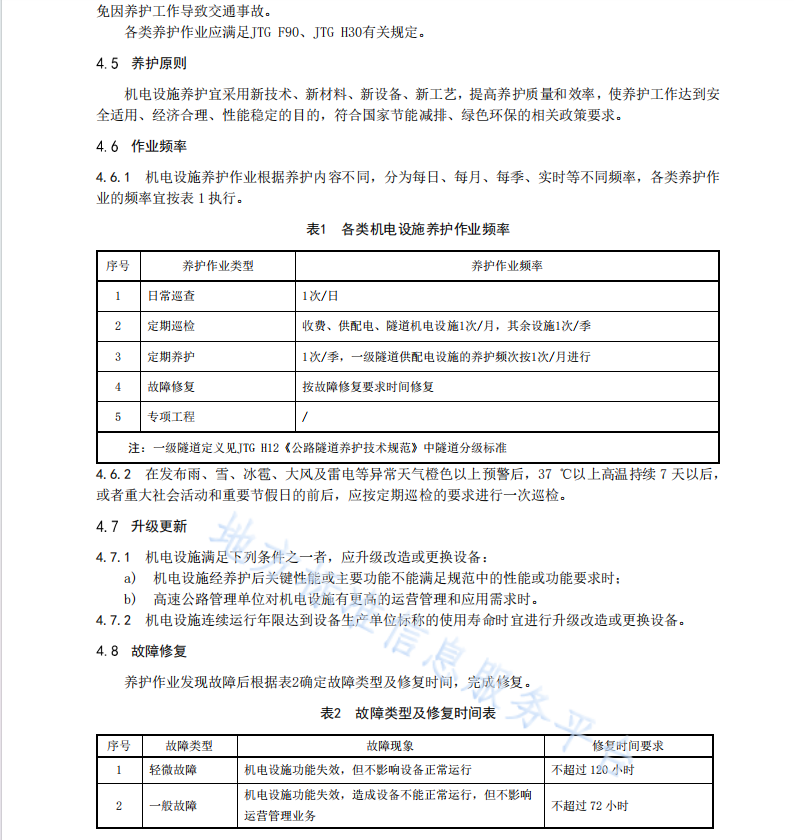 DB44 T 2432—2023 高速公路机电设施养护作业规范