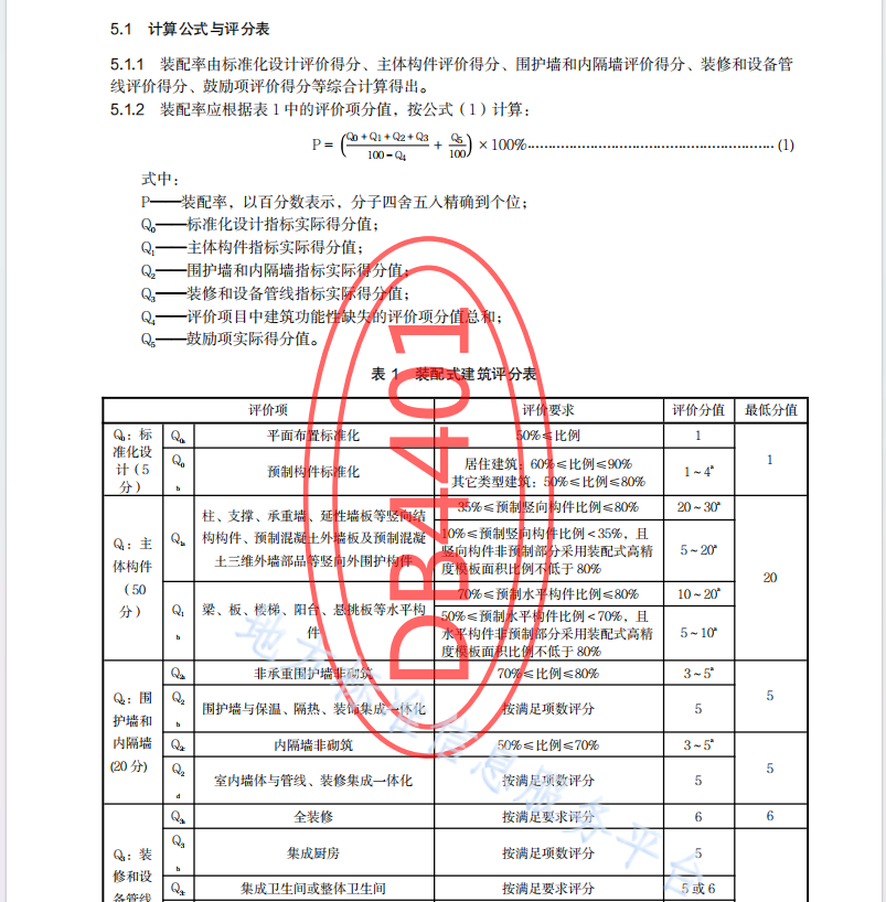 DB4401 T 151—2022 装配式建筑评价标准