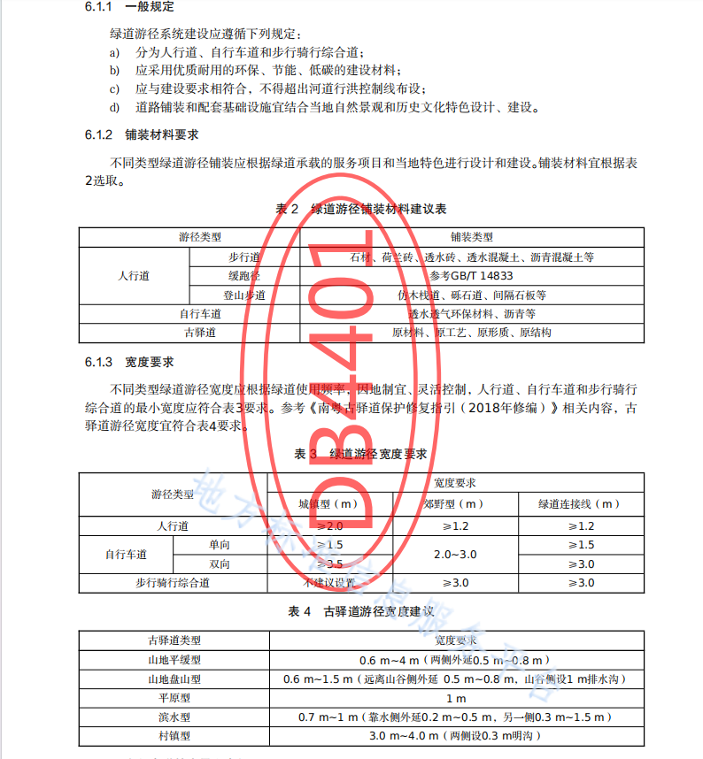 DB4401 T 168—2022 绿道建设技术规程