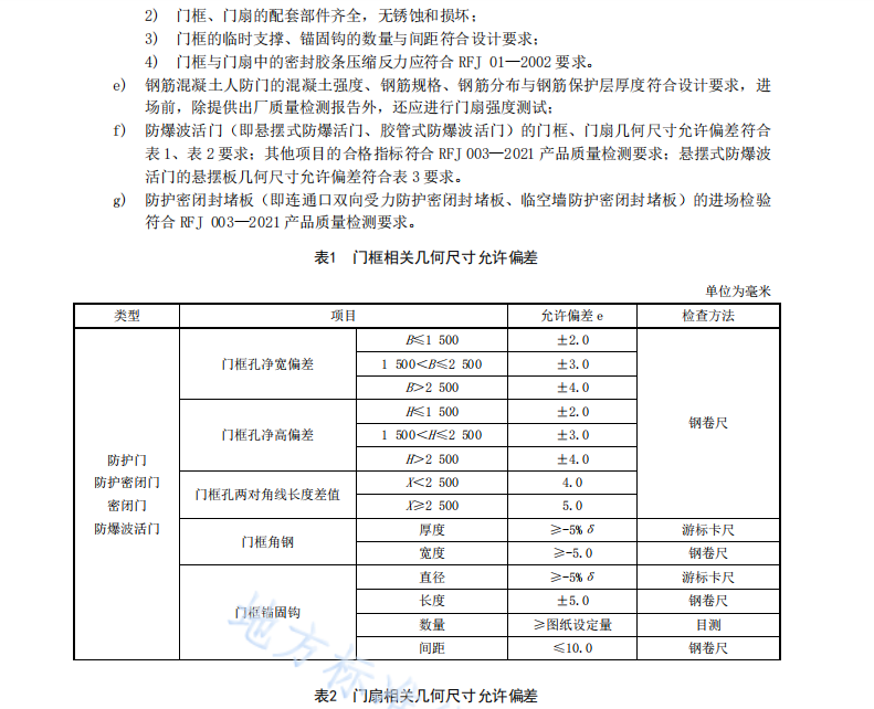 DB41T2706-2024 人民防空工程人防門安裝技術規(guī)程