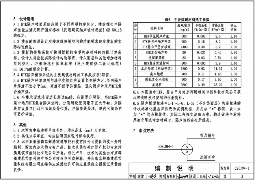 22CJ94-1 隔声楼面系统-HTK隔声材料