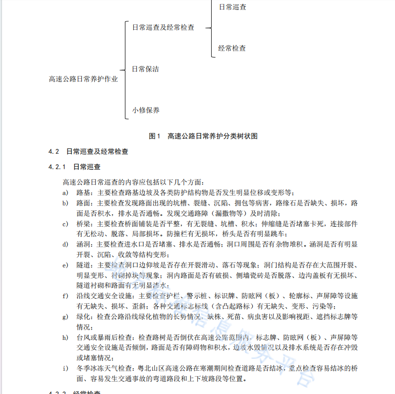 DB44 T 2254-2020 高速公路日常養(yǎng)護作業(yè)規(guī)范 土建