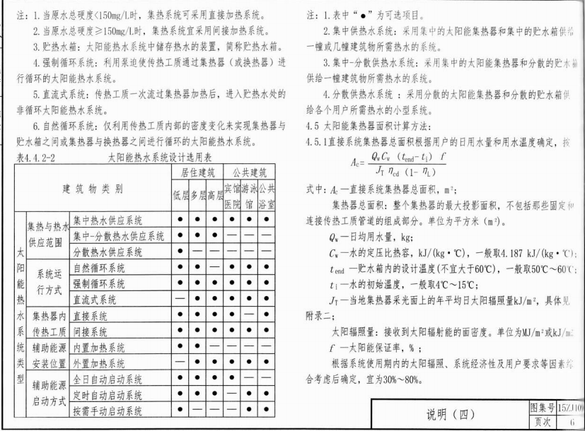 15ZJ109 太陽(yáng)能熱水系統(tǒng)與建筑一體化構(gòu)造