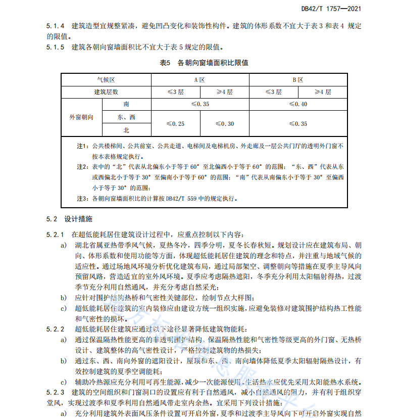 DB42T1757-2021 被動(dòng)式超低能耗居住建筑節(jié)能設(shè)計(jì)規(guī)范