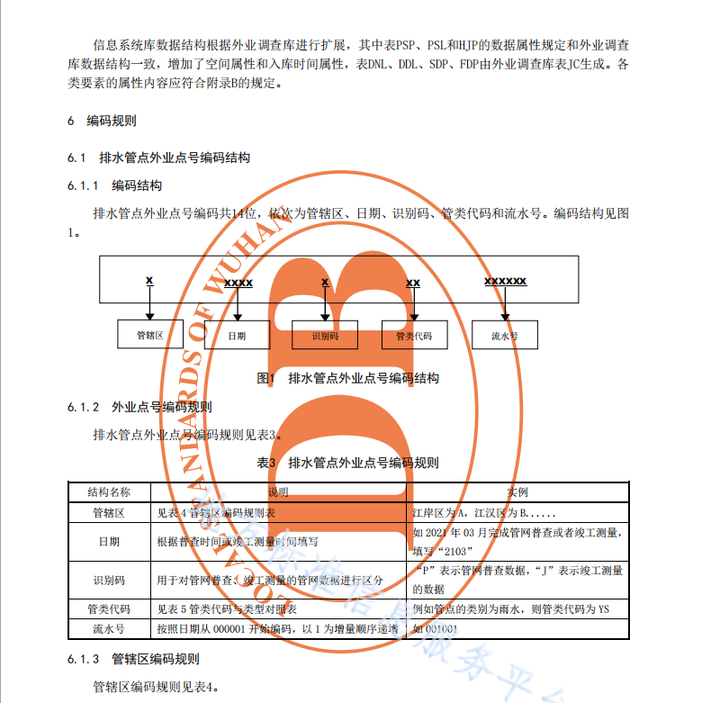 DB4201T650-2021 武漢市排水管網(wǎng)隱患數(shù)據(jù)庫標(biāo)準(zhǔn)