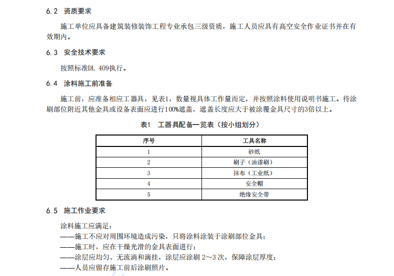 DB42T1851-2022 輸電線路故障指示用示溫涂料施工技術(shù)規(guī)范