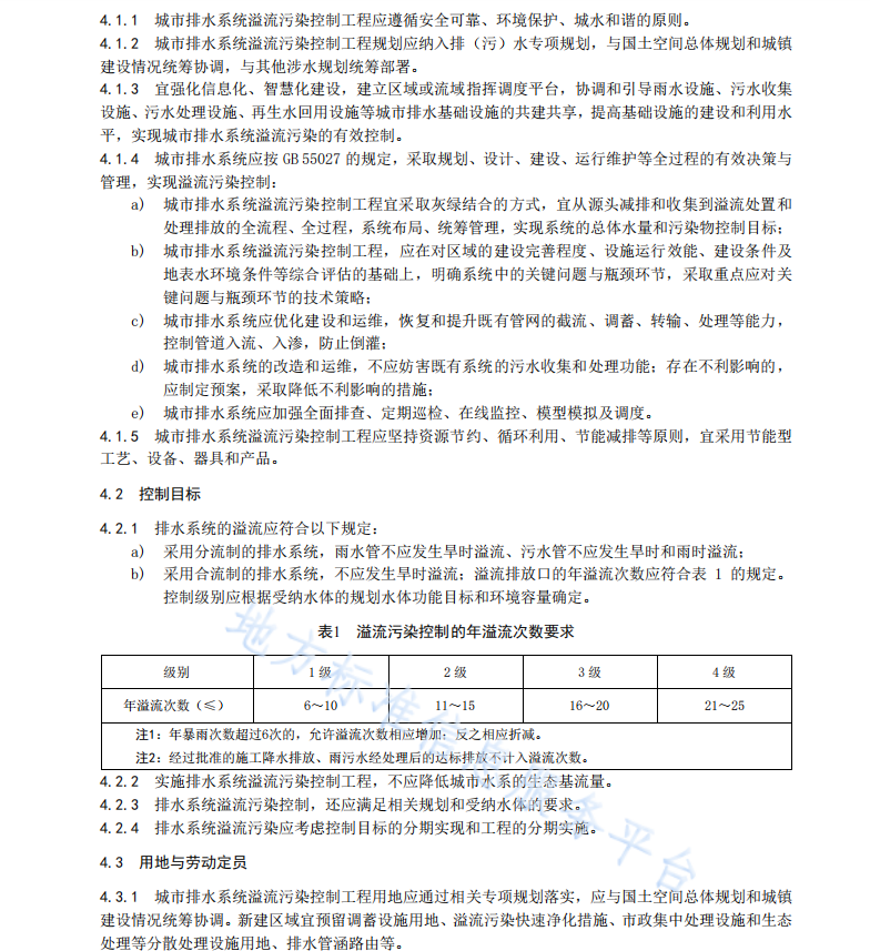 DB4201T666-2022 城市排水系統(tǒng)溢流污染控制技術(shù)規(guī)程