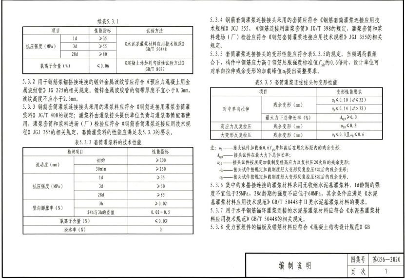 蘇G56-2020 裝配整體式混凝土結(jié)構(gòu)構(gòu)件連接構(gòu)造圖集