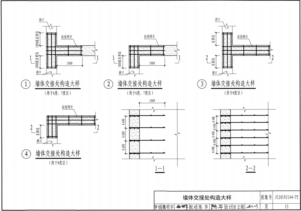 川2019J144-TY 四川省農(nóng)村現(xiàn)代夯土建筑構(gòu)造圖集