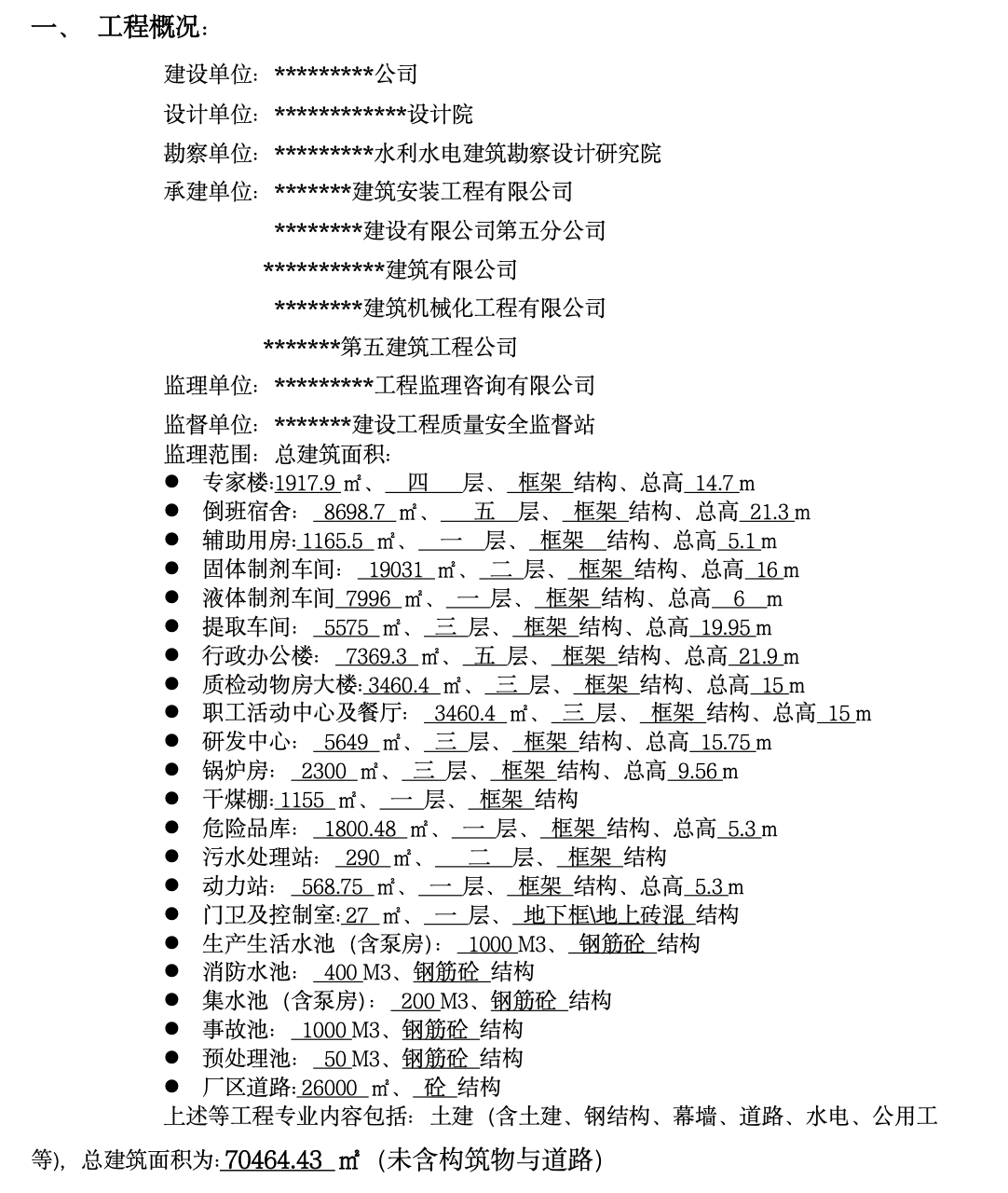 技改搬遷工程監(jiān)理工作總結(jié)