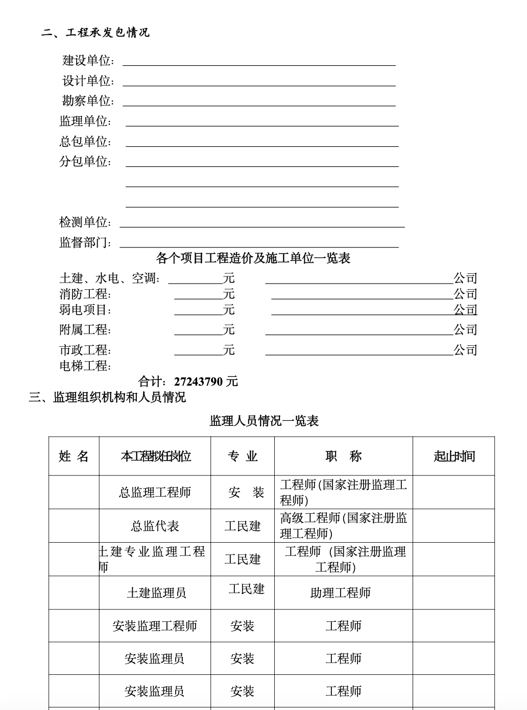 土建工程監(jiān)理工作總結