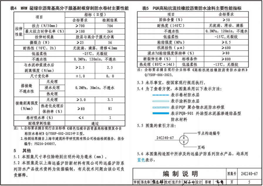 24CJ40-67 建筑防水系統(tǒng)構(gòu)造（六十七）