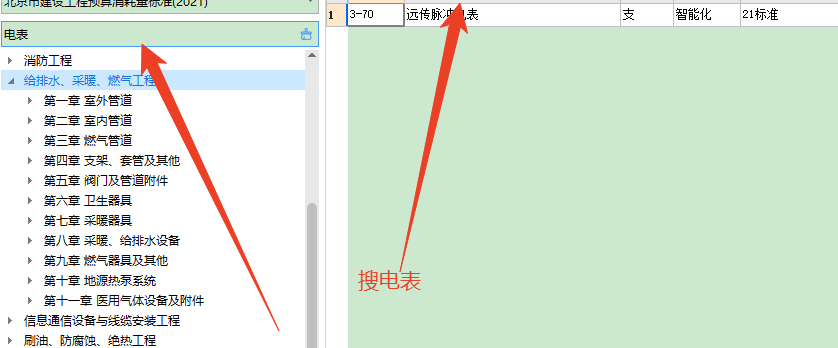 配电箱内电表安装套什么定额