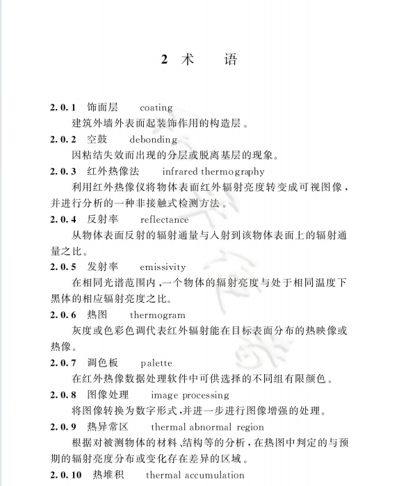 TCECS 1621-2024 建筑外墻飾面層缺陷檢測與評定標(biāo)準(zhǔn)