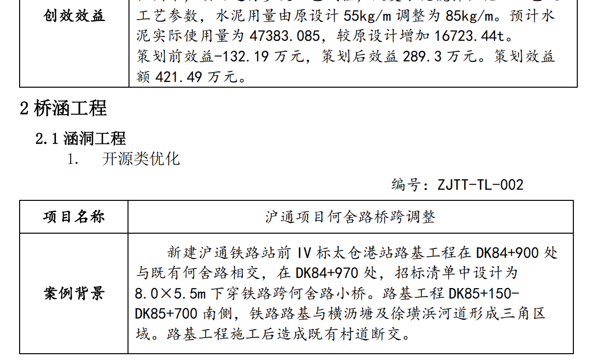 中鐵投集團(tuán)科技創(chuàng)效效益案例庫(kù)（60頁(yè)）