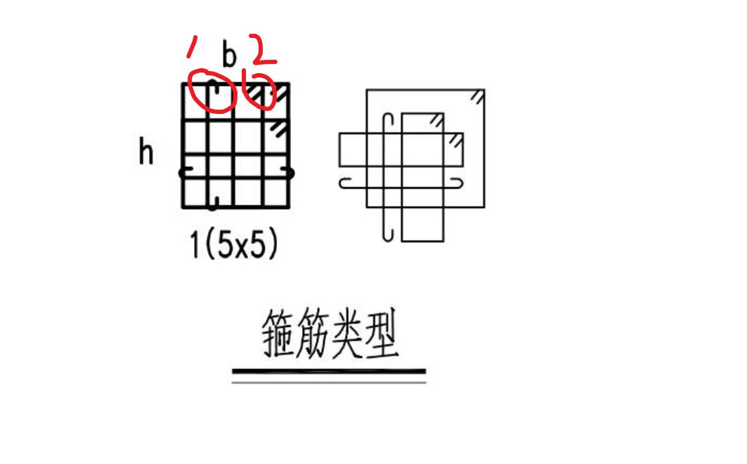 求下這個箍筋的長度計算