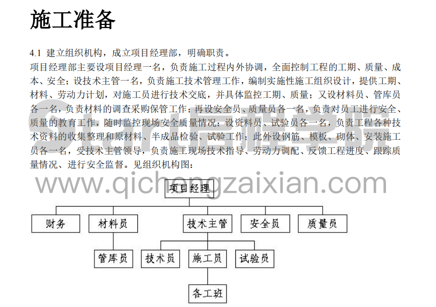 南方城市国家粮库及其附属工程施工组织设计方案