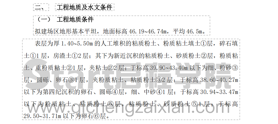 某地区排门加油站护坡工程施工组织设计方案