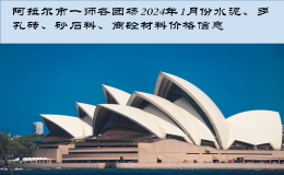 阿拉尔市一师各团场2024年1月份水泥、多孔砖、砂石料、商砼材料信息价格