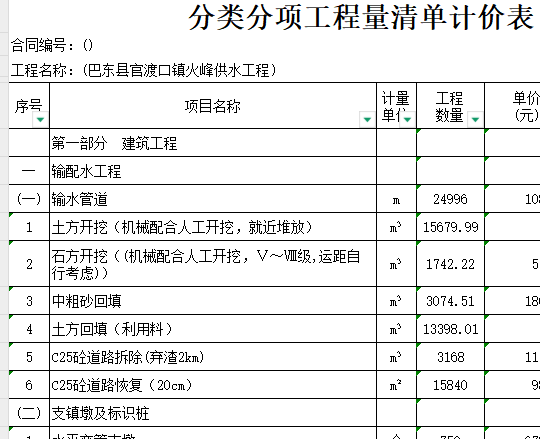 水利造價(jià)問(wèn)題