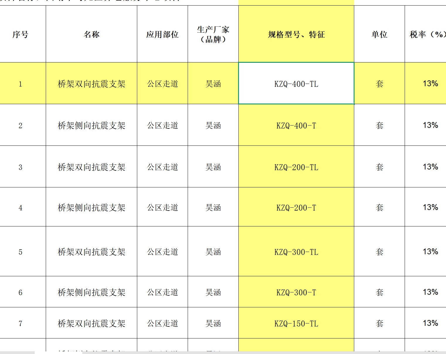 老師，怎么看抗震支架的規(guī)格型號