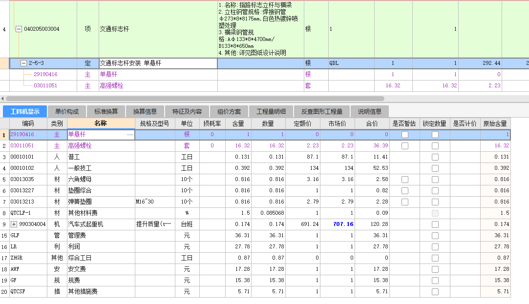 市政交通安全標志桿問題