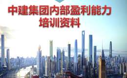 中建集团内部盈利能力培训资料