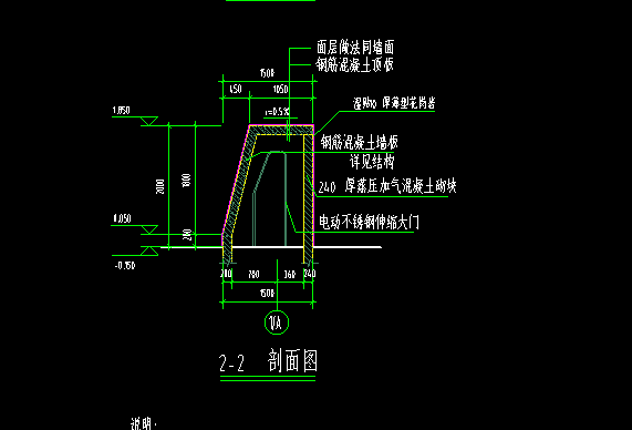 电动伸缩门怎么绘制,节点怎么画?