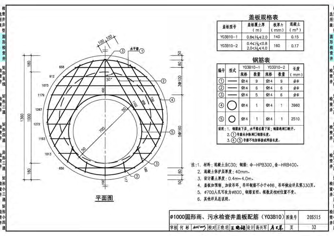混凝土检查井识图及套定额