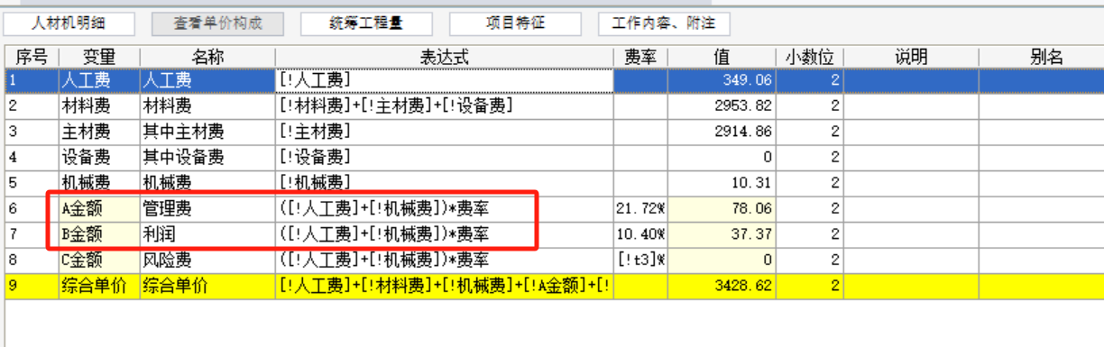 1.这种折扣后的企业管理费和利润如何计取？2.管理费和利润如何设置定额人工费和机械费？